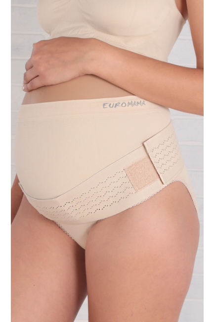 Бандаж для беременных дородовой (пояс), бежевый