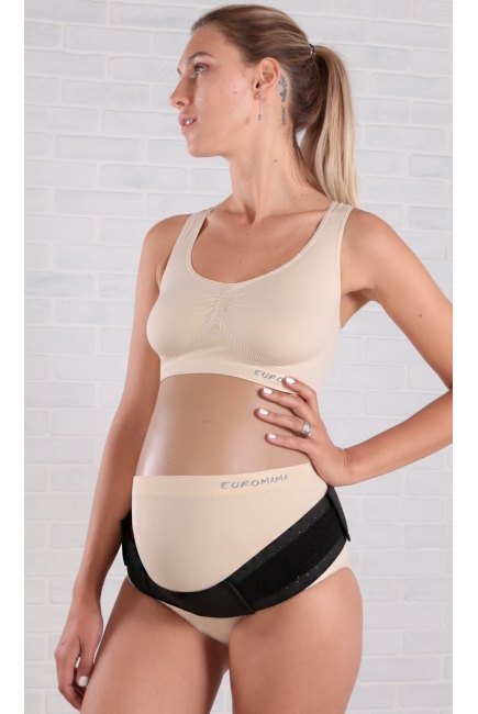 Бандаж для беременных дородовой (пояс), черный