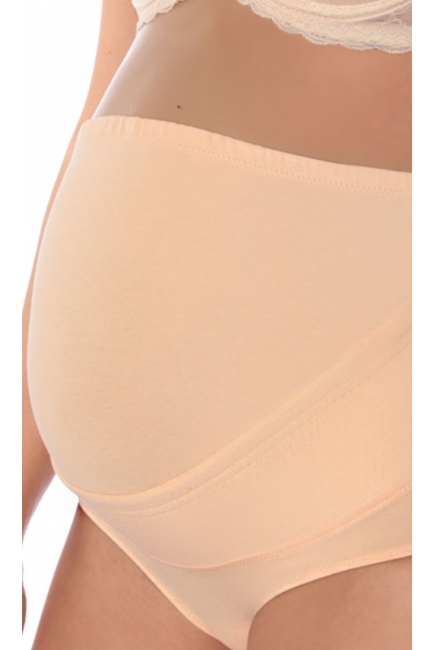 Бандаж-трусы для беременных высокий, бежевый
