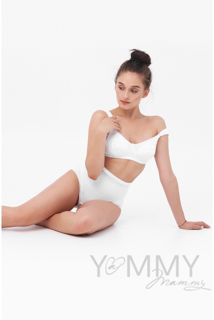 Бюстгальтер для беременных и кормления, белый