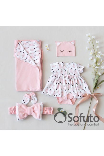 Комплект на выписку жаркое лето, Valvina (5 предметов)