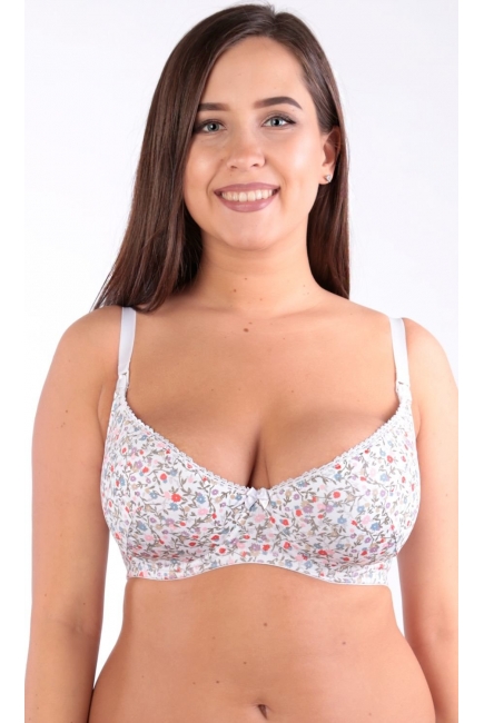 Бюстгальтер для кормления и беременных Viola, цветы