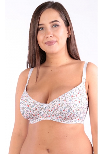 Бюстгальтер для кормления и беременных Viola, цветы