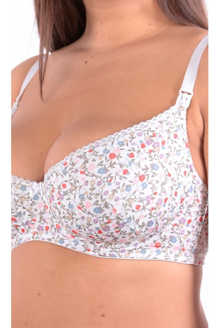 Бюстгальтер для кормления и беременных Viola, цветы