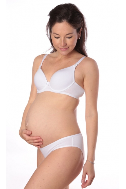 Бюстгальтер для кормления и беременных Elize, белый