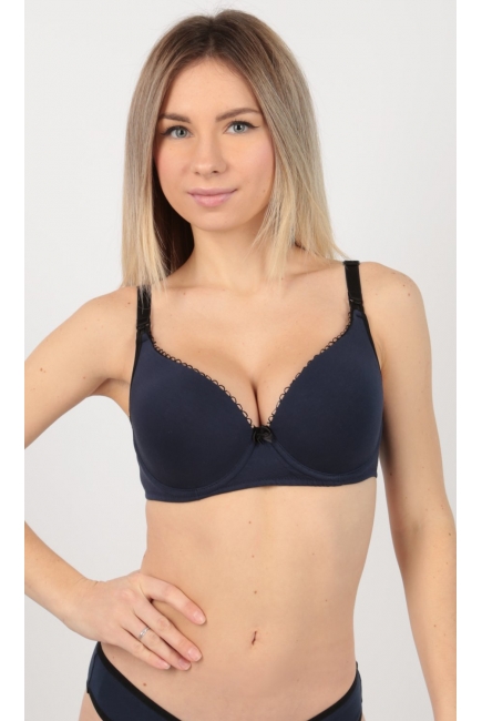 Бюстгальтер для кормления и беременных Elize, синий