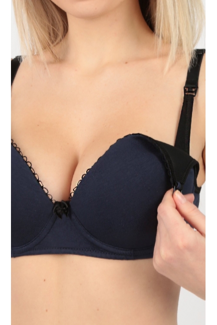 Бюстгальтер для кормления и беременных Elize, синий