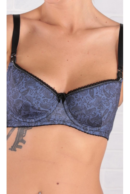 Бюстгальтер для кормления и беременных Sofia, темно-синий