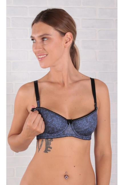 Бюстгальтер для кормления и беременных Sofia, темно-синий