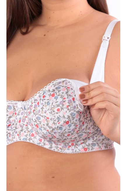 Бюстгальтер для беременных и кормящих Sofia, цветы