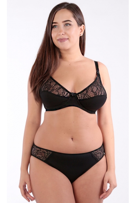 Бюстгальтер для беременных и кормления Kristy, черный