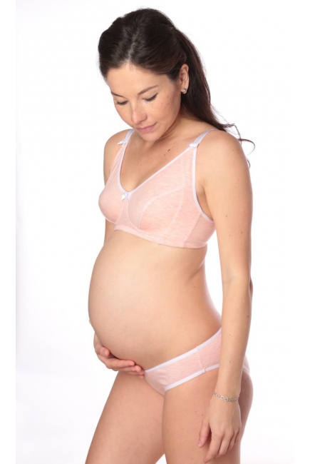 Трусы для беременных и после родов Universal (хлопок), розовый меланж