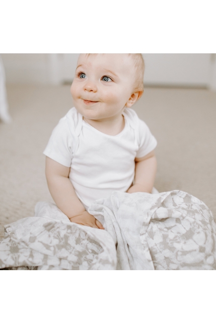 Муслиновые пеленки для новорожденных Aden&Anais, большие, набор 4, Hear me roar