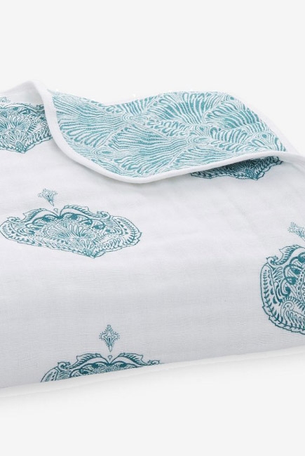 Одеяло муслиновое Aden&Anais, Paisley teal paisley drop