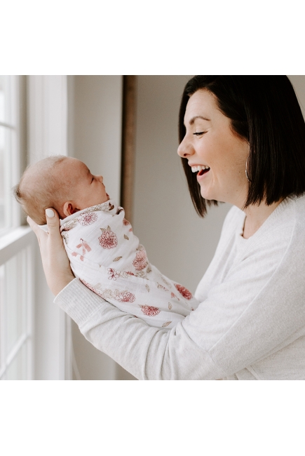 Муслиновая пеленка для новорожденных Aden Anais, Dahlias