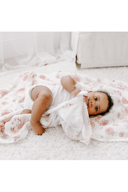 Муслиновая пеленка для новорожденных Aden Anais, Dahlias