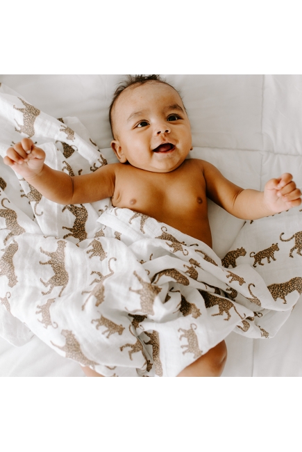 Муслиновая пеленка для новорожденных Aden Anais, Hear me roar