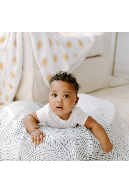 Пеленки бамбуковые для новорожденных Aden&Anais большие, набор 3, Golden sun