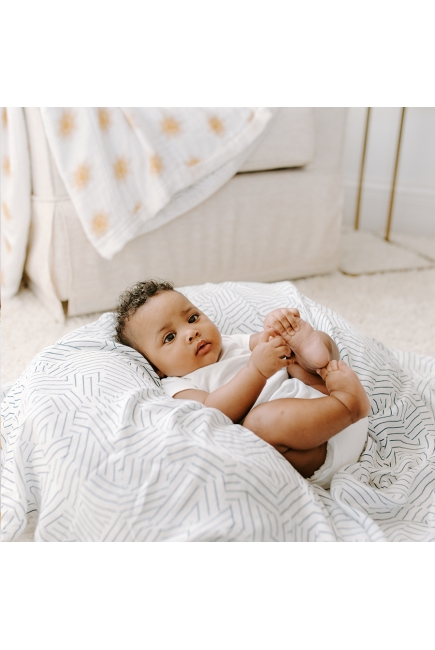 Пеленки бамбуковые для новорожденных Aden&Anais большие, набор 3, Golden sun