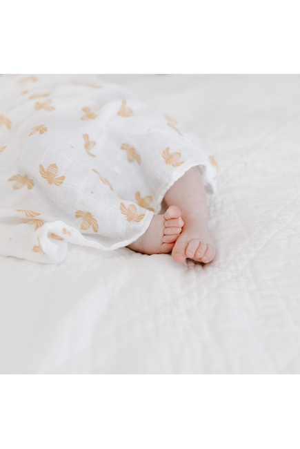 Пеленки бамбуковые для новорожденных Aden&Anais большие, набор 3, Golden sun