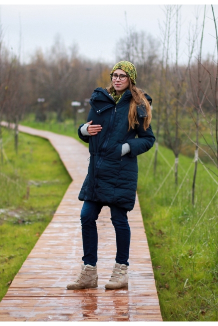 Слингокуртка зимняя Tepla 3в1, синий