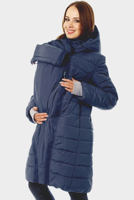 Слингокуртка зимняя Tepla 3в1, синий