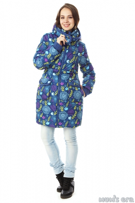 Зимняя слингокуртка Gerda 3в1, индиго