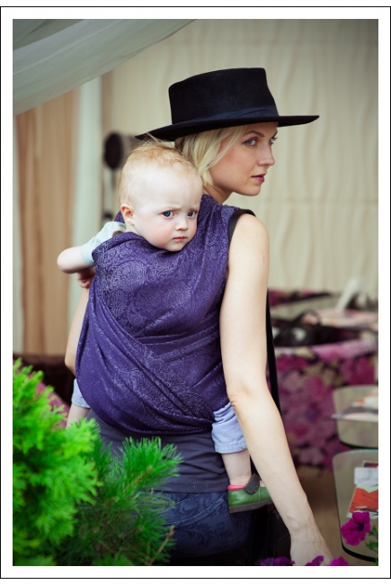 Эрго-рюкзак Diva Ellevill Paisley Liberty Simple One! с бамбуком и льном