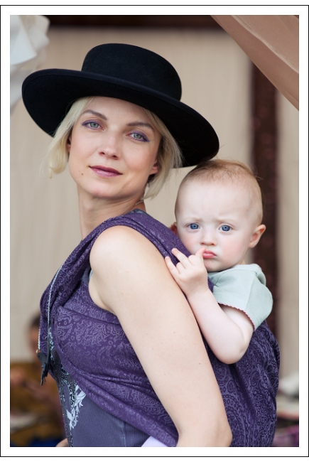 Эрго-рюкзак Diva Ellevill Paisley Liberty Simple One! с бамбуком и льном