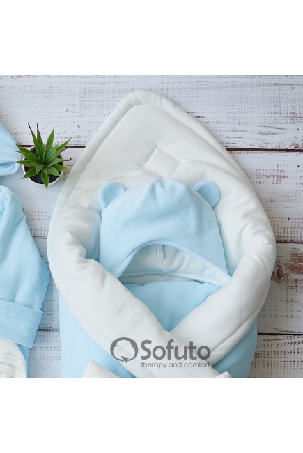 Комплект на выписку на зиму Blue simple (7 предметов)