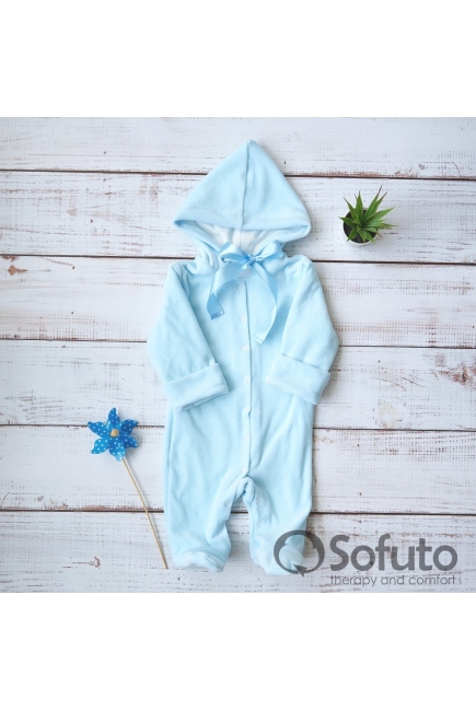 Комплект на выписку на зиму Blue simple (7 предметов)