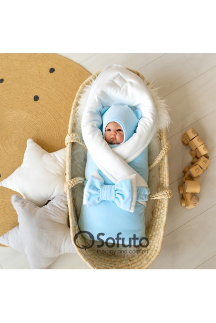 Комплект на выписку на зиму Blue simple (7 предметов)