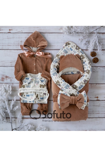 Комплект на выписку зимний, Teddy (6 предметов)