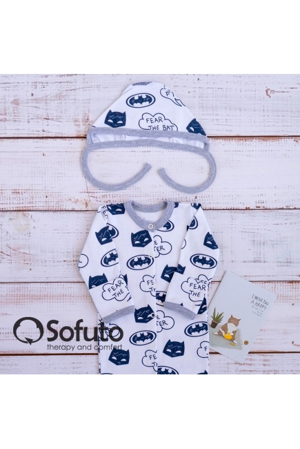 Комплект на выписку холодная зима, Baby Batman (7 предметов)