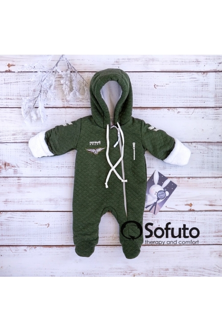 Комплект на выписку холодная зима Aviator (6 предметов)