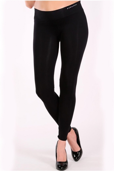 Леггинсы для беременных и родивших бесшовные, черные