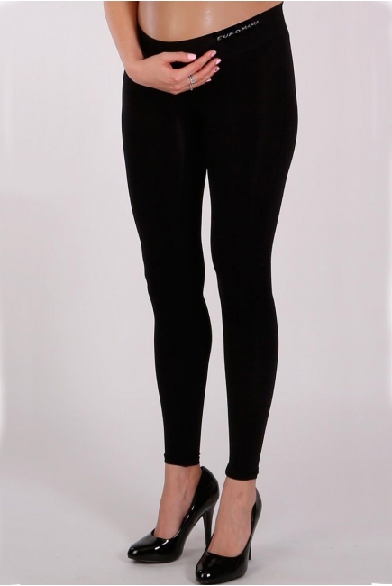 Леггинсы для беременных и родивших бесшовные, черные