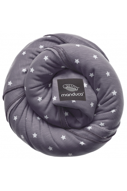 Слинг-шарф трикотажный Manduca, Limited Edition, Little Stars Slate