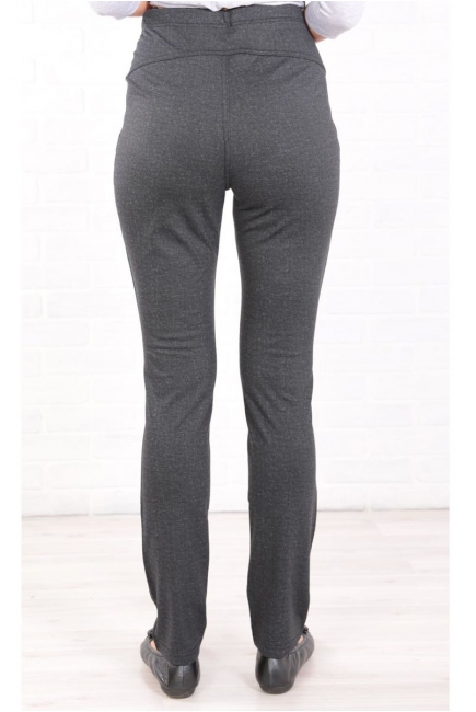 Брюки для беременных джерси с начесом, черные