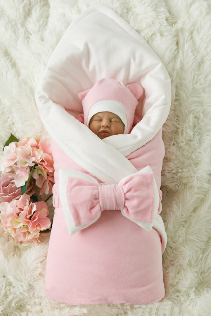 Комплект на выписку для новорожденного зимний Rose simple (7 предметов)