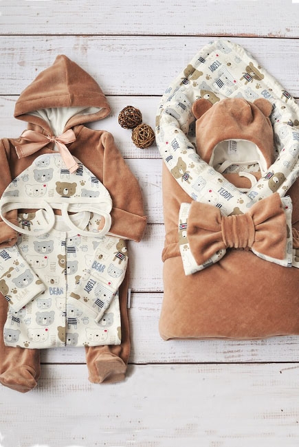 Комплект на выписку демисезонный, Teddy (6 предметов)