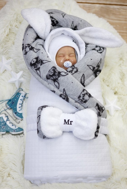 Комплект на выписку холодная зима Mr.Rabbit (7 предметов)