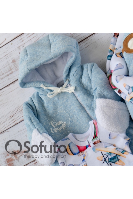 Комплект на выписку холодная зима, Bon Voyage (6 предметов)