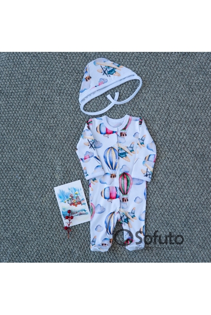 Комплект на выписку холодная зима, Bon Voyage (6 предметов)