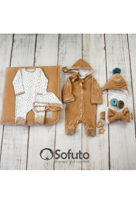 Комплект на выписку зимний, Balloons (6 предметов)