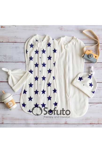 Комплект пеленок-коконов для новорожденных, Little Star