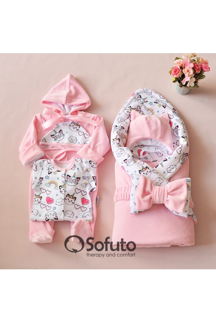 Комплект на выписку демисезонный, Caticorn (6 предметов)