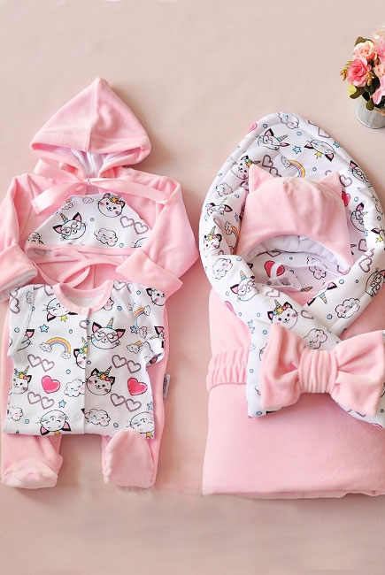 Комплект на выписку демисезонный, Caticorn (6 предметов)