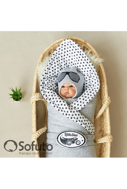 Комплект на выписку демисезонный, Black Stars(6 предметов)