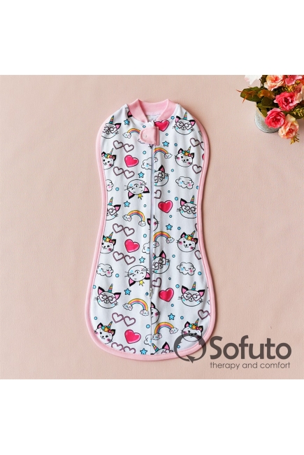 Комплект пеленок-коконов для новорожденных, Caticorn